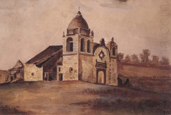 Percy Gray The Carmel Mission (mk42) oil painting picture